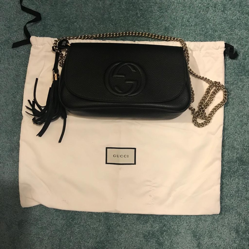 Authentic Gucci Black Crossbody Bag